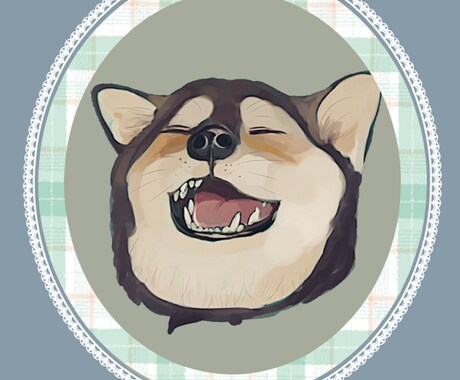 あなたの大切なペットをイラストにします イラストデザインしたものをグッズに出来ます！ イメージ2