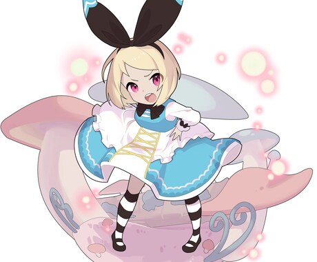 先着５名1000円引き！背景付きイラストを描きます キャラクターの”エモい”イラストを探している方へ イメージ2