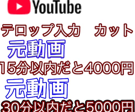 youtube動画のカットテロップBGM承ります 見やすくてシンプルな動画を心がけています イメージ1