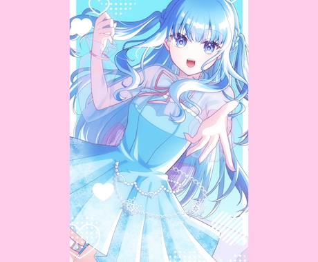 一枚絵、サムネや動画用イラスト等制作します 記念絵やサムネイルにいかがでしょうか？ イメージ2