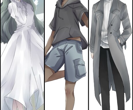 TRPG立ち絵お描きします あなただけの特別な探索者を彩るお手伝いをさせてください。 イメージ1