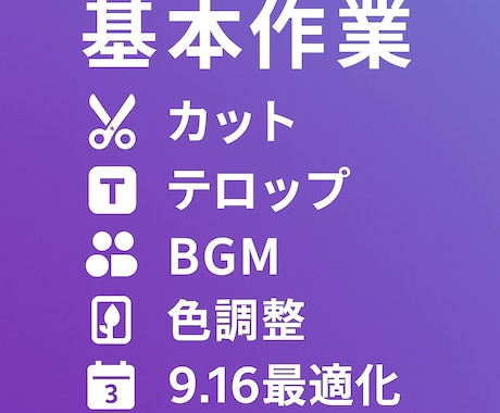 SNSショート動画をおしゃれに編集します TikTok・YouTubeショートOK！ イメージ2