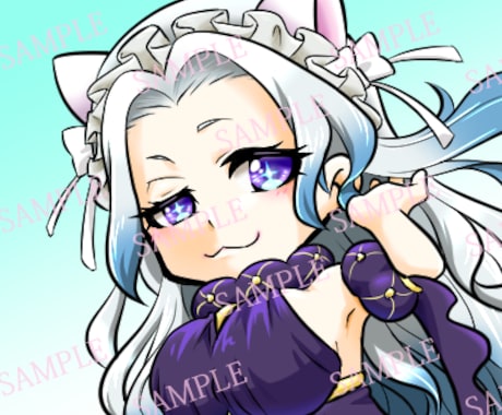 はっきりした色・線のデフォルメ イラスト作成します TwitterやLINEのアイコン、名刺のワンポイントに♪ イメージ2