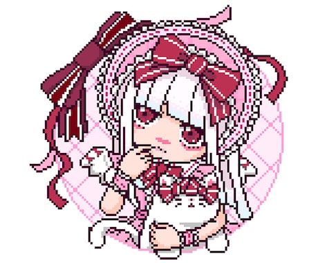 可愛いドット絵アイコン描きます 似顔絵、オリキャラ、SNS用など、まずはご相談ください！ イメージ2