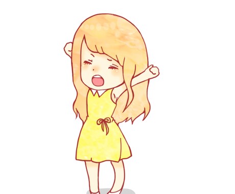 ぷにっとした全身イラスト描きます SNSなどのアイコンにいかがでしょうか♡ イメージ2