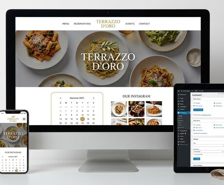 本気の飲食店に必要なサイトを制作します 信頼されるデザインと24時間予約を完備 イメージ2