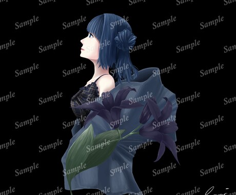 優しい雰囲気のイラストを描きます アイコン、動画用、配信背景等の様々な用途に。 イメージ2