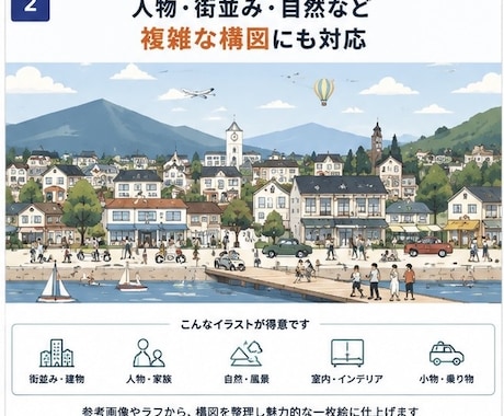 Illustratorでイラスト・図版を制作します 複雑な構図もAIデータまで丁寧に仕上げます イメージ2