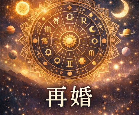 再婚の流れと意味を占星術で読みます 同じ繰り返しを終えたい方の再婚鑑定 イメージ1