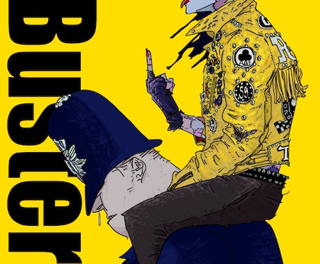 映画のジャケットのようなイラストを提供します イメージ1