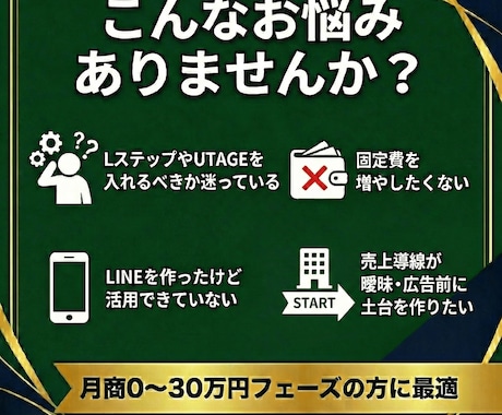 月0円でOK！無料LINEで売上導線を構築します Lステップ不要｜まずは固定費ゼロで設計します イメージ2