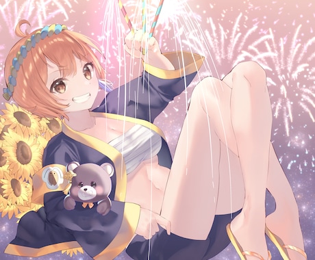 アイコンや一枚絵などのイラストを制作します お客様の要望に応えられるようなイラストを制作します。 イメージ1