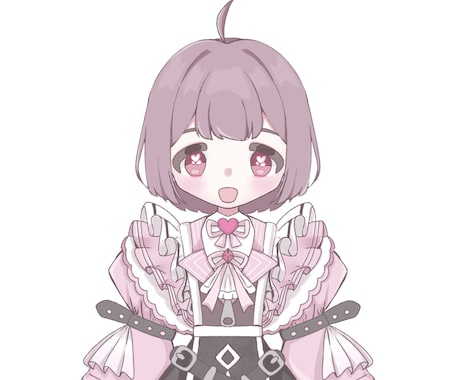 あなただけの可愛くてポップな立ち絵を描きます デザインから動作確認までお手伝いします！ イメージ1