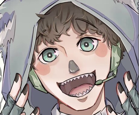 少しアニメちっくな似顔絵やオリキャラを描きます 絵柄の指定があればできる範囲で描きます。(デフォルメなど) イメージ2
