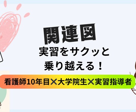 関連図を“わかりやすく整理”します 大学院生ナースが解説！NANDA・病態関連図も対応 イメージ1