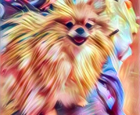 ペットで絵画風にします 額に入れて飾ると雰囲気が出ます イメージ2