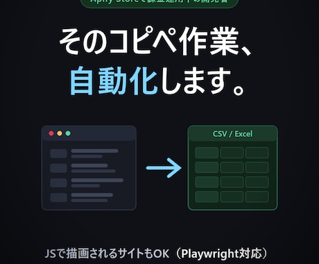 動的サイト対応のスクレイピングツールを作りますます Apify Storeで課金運用中の実物あり イメージ1