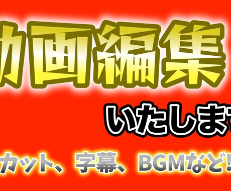 YouTubeの動画編集いたします 現役編集者があなたの動画のクオリティを上げます イメージ1