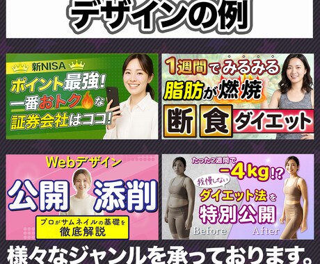 クリックへとしっかり導く！サムネイルを制作します 目を引くサムネイルを丁寧に制作しお届けします！ イメージ2