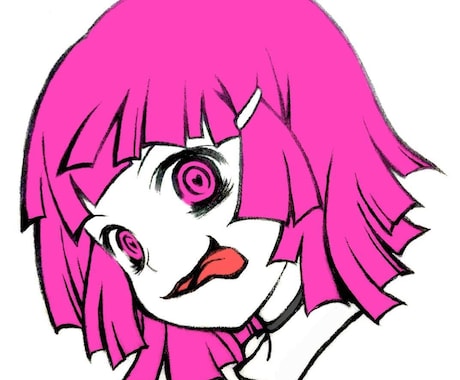 ＳＮＳアイコン等イラスト描きます 体調次第で２４時間対応受付可能 イメージ1