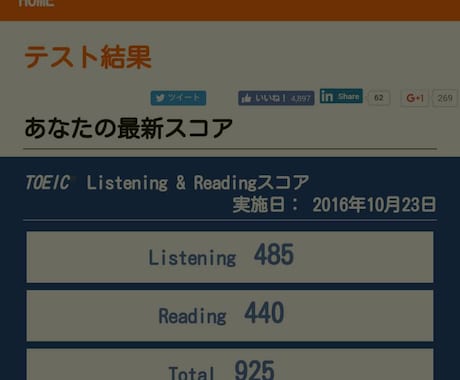 TOEIC超短期間で２００点アップさせます 独自のメソッドで最短でスコアが欲しい方の望み叶えます！ イメージ1