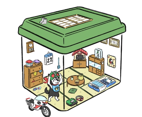 虫かごで暮らすペット描きます イメージ1