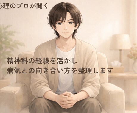 精神科の経験を活かし病気との向き合い方を整理します 精神科経験者が病気や障がいの悩みを整理。生活の工夫を具体的に イメージ1