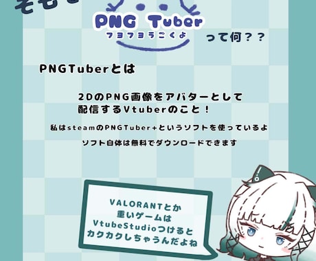 動きが多めのかわいいPNG Tuberを製作します ふよふよ可愛いぬいぐるみみたいなアバターを イメージ2