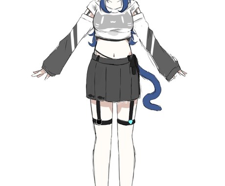 あなただけの立ち絵イラスト制作します 綺麗で可愛い立ち絵制作します！ イメージ2
