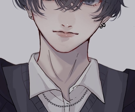 活動者、企業様向け！キャライラスト描きます かっこかわいい男女を描きます！装画、配信画面、歌みたなど イメージ2