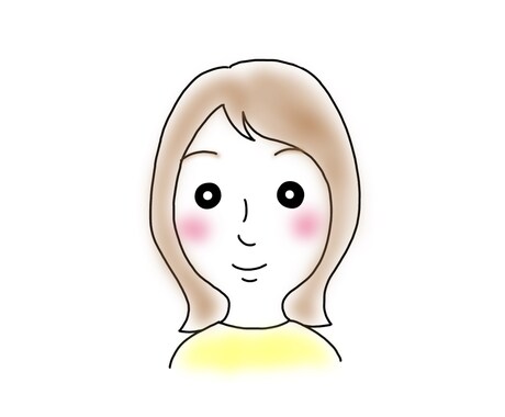 アイコン等に！お顔の似顔絵やイラストゆるく描きます snsアイコン 