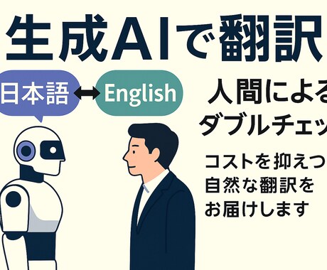 伝わる英語／自然な日本語に翻訳します イメージ1