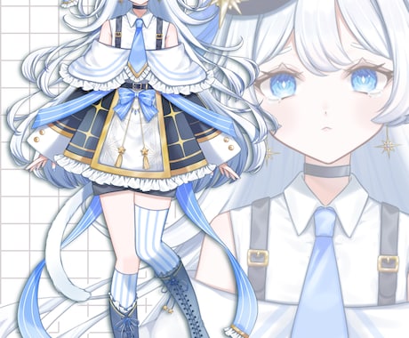 魂募集！完成品IRIAM動作確認済立ち絵販売します 商用利用可|限定１名|ver.3で動作確認済み|表情差分付き イメージ2