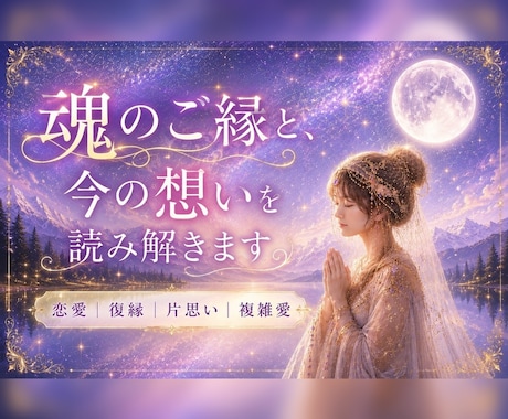あの人は今、あなたをどう想っている？ます 魂のご縁と今の想いを読み解きます イメージ1