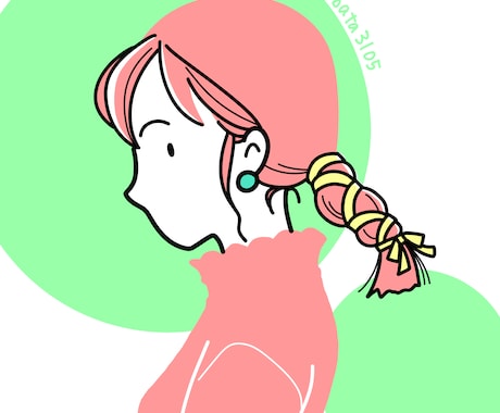 シンプルなファッションイラスト描きます シンプルで使いやすいオシャレなイラスト描きます イメージ2