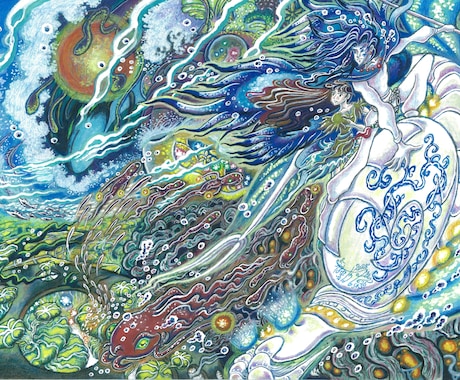 物語の世界にぐっと引き込むファンタジー挿絵描きます 臨場感満点の一枚絵はコンセプトアートや商品ジャケットにも!! イメージ2