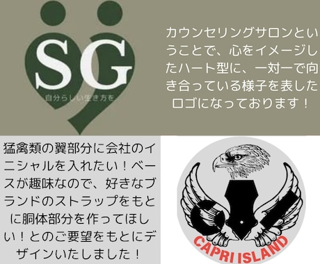 要望にあったロゴを制作いたします 何度でも修正可能！あなただけのロゴを作ってみませんか！ イメージ1