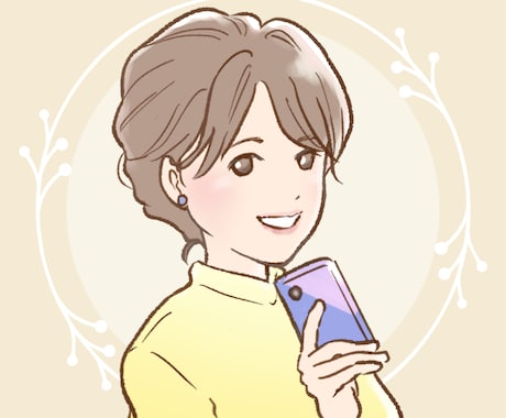 シンプルで柔らかいタッチのアイコン描きます お仕事・副業・趣味にもオススメ♪優しい似顔絵イラスト イメージ1