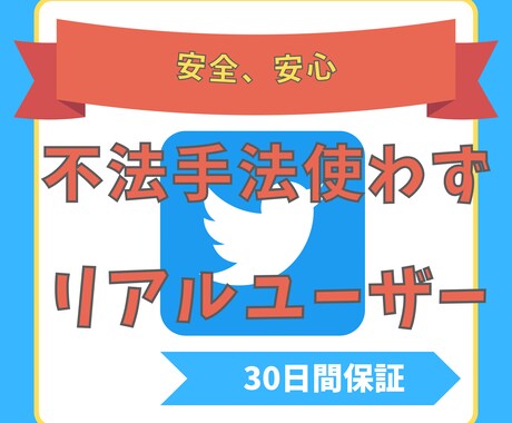 Twitter日本人フォロワー1000人増やします 1〜から可能、数指定も可能です。 イメージ2