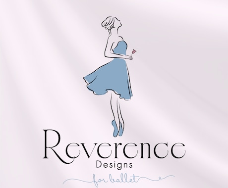 バレエスタジオのロゴを制作いたします バレエ専門デザイナーがお教室の想いを表現いたします イメージ1