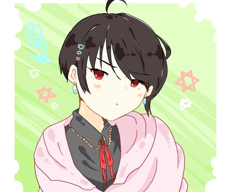 一枚イラスト・アイコンイラスト描きます ふわふわにやわらかいタッチでかわいいイラストを！ イメージ2