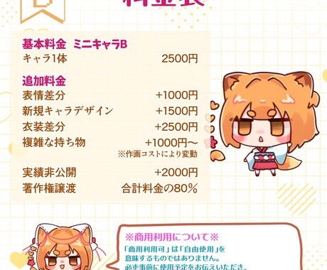ゆる~いかわいいミニキャラ描きます やさしくゆるい雰囲気好きな方におすすめです！ イメージ2