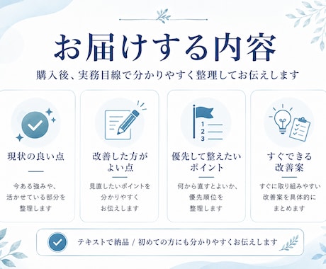 サロン集客媒体を1つ診断します Googleマップ・HP・SEO記事・YouTube等 イメージ2