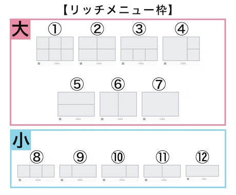 完全オリジナルのリッチメニューを作成いたします クリックしたくなるLステップ・LINE公式アカウントに対応! イメージ2