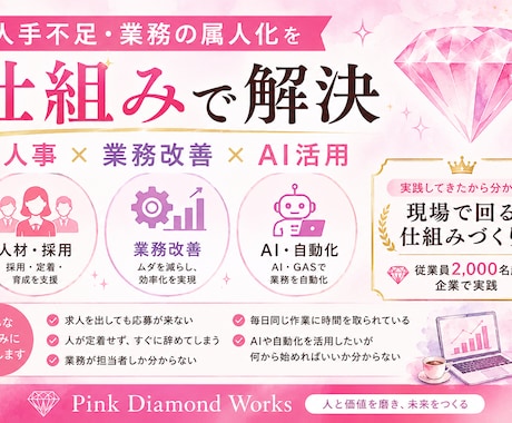 人手不足の解決策を整理します イメージ1