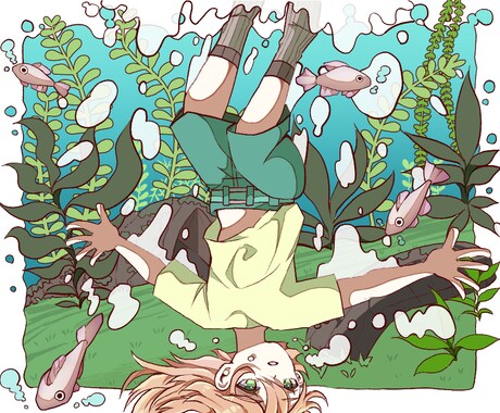 オリジナルのSNSアイコン・ヘッダー描きます お好みに合わせて絵柄・塗り方のご相談に応じます。 イメージ2