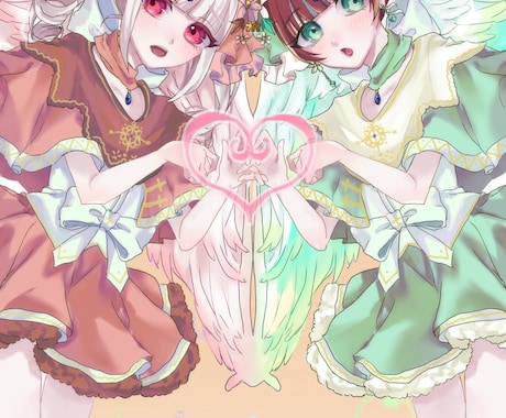 SNSのアイコン、立ち絵、可愛く仕上げます 色合い豊かなイラストをお届けします！ イメージ2