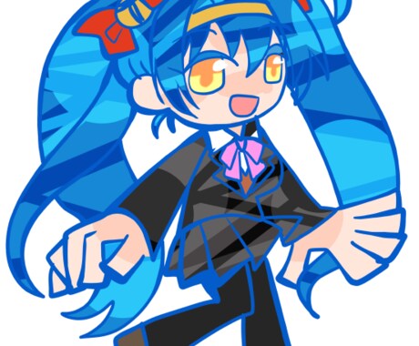 アイコン・グッズ用ちびキャライラスト描きます アイコンやグッズ等に使用できるちびキャライラストです。 イメージ2
