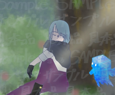 貴方らしい投稿のお手伝いします 貴方らしいSNSの投稿用のイラストを私に描かせてください! イメージ2