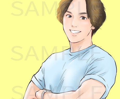 好印象☆シンプルでかっこいいアイコン描きます ビジネスや副業用のSNS,ブログのプロフィール画像などに イメージ2